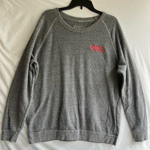 Jupmode XL gray sweatshirt, Toledo, OH symbol